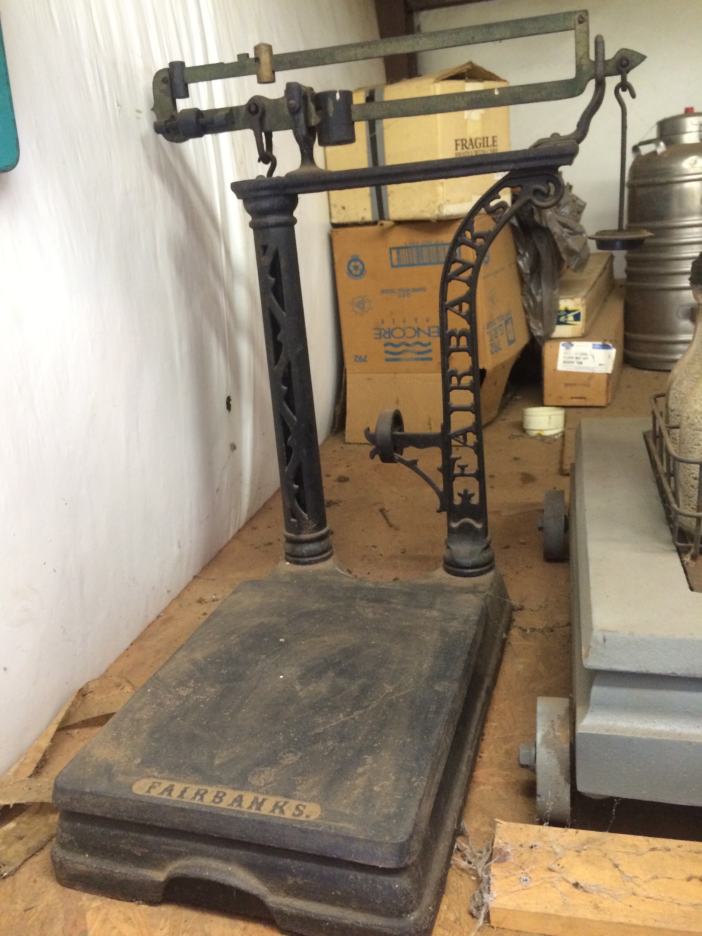 Fairbanks Platform Scale 001 Scholl Engine Shop